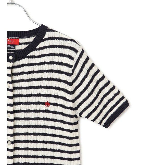 VIS「【POLO BCS】VIS別注ハーフスリーブミニケーブルカーディガン」|カーディガン|