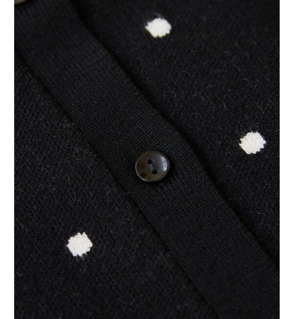 VIS「ドットジャガードカーディガン」|カーディガン|