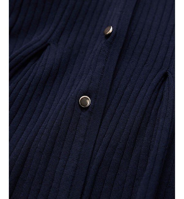 VIS「ウエストタックカーディガン/イージーケア」|カーディガン|