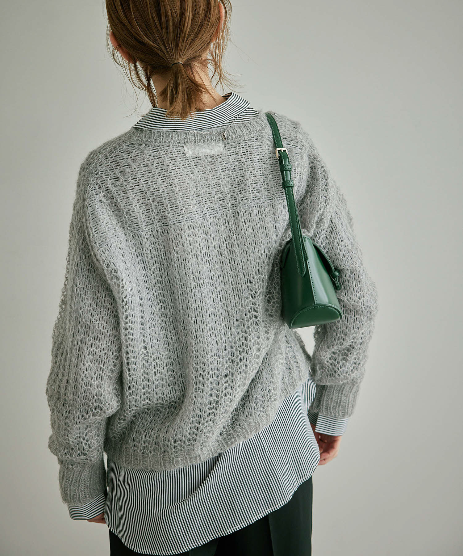 Rope&rsquo;Picnic「シアーモヘア混ニットプルオーバー」|ニット・セーター|