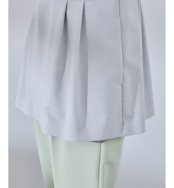 Rope&rsquo;Picnic「【UV対応】【リネンライク・シリーズ】ペプラムジレベスト/通勤・セットアップ対応」|ベスト・ジレ|