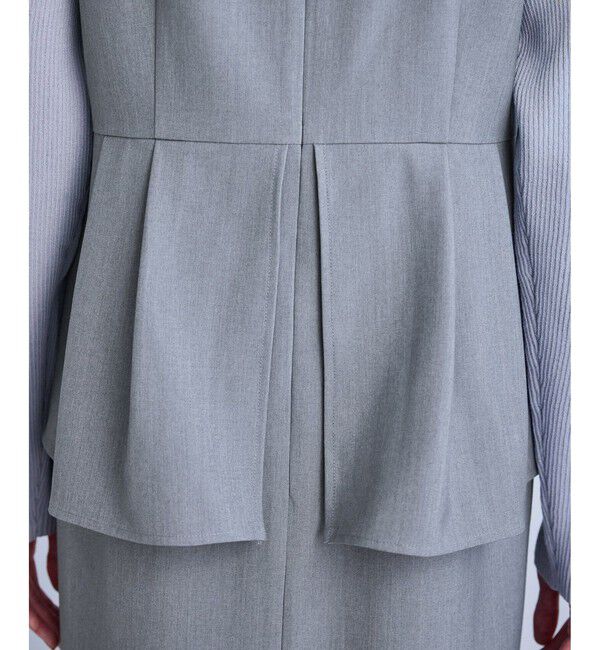 Rope&rsquo;Picnic「レイヤード風ペプラムジャンパースカート」|ワンピース|