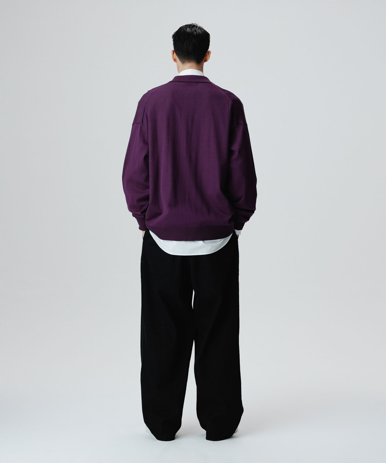 ADAM ET ROPE'「【コットンUSA】デニム 3タック ワイド スラックス/サステナブル/セットアップ対応」|デニム|