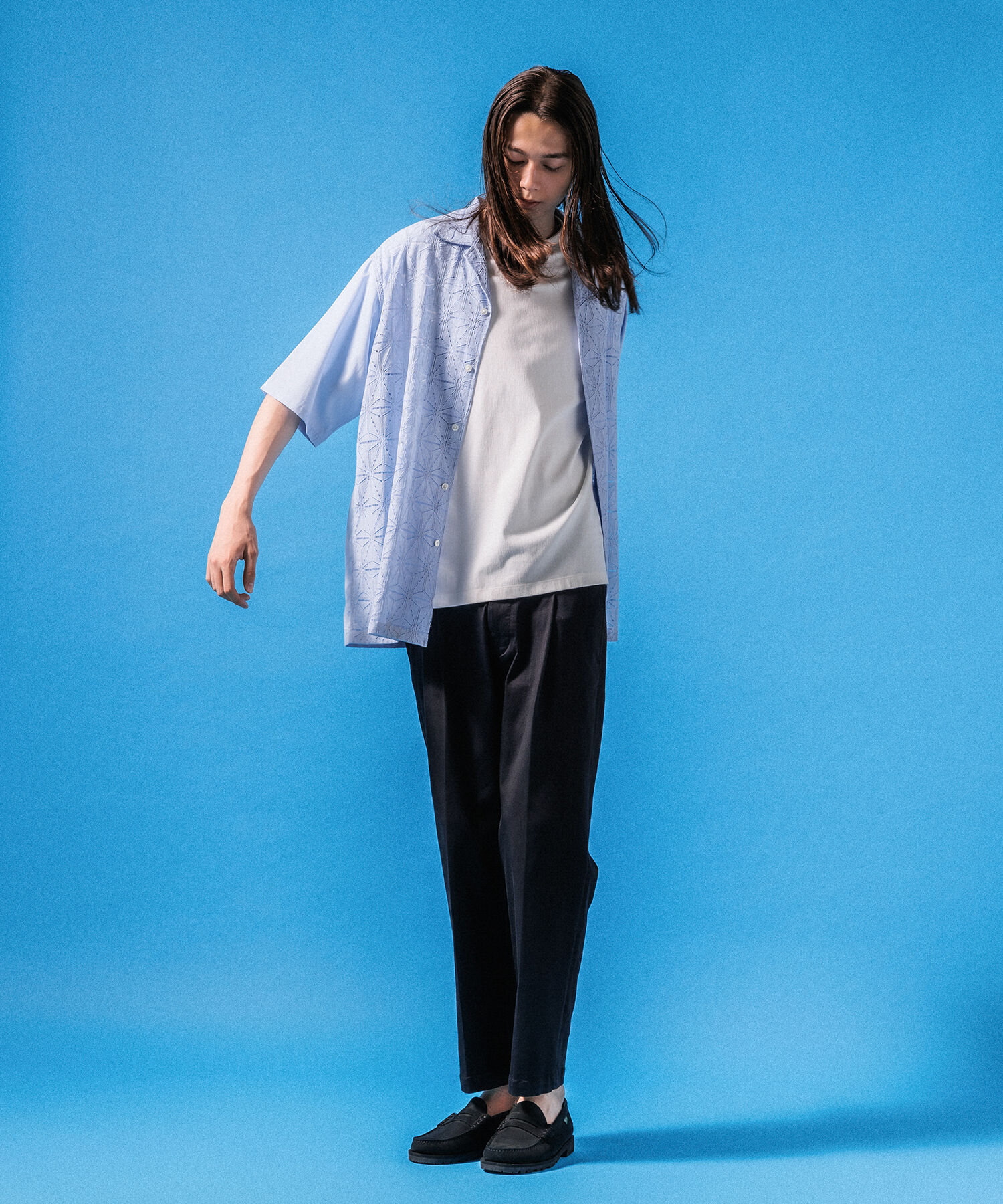 ADAM ET ROPE'「【接触冷感】スタンダード Tシャツ / ロングシーズン着用可能」|Tシャツ・カットソー|