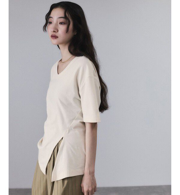 ADAM ET ROPE'「シェイプTシャツ」|Tシャツ・カットソー|