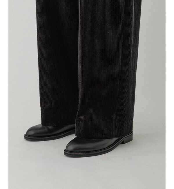 ADAM ET ROPE'「コーデュロイ バギー スラックス」|チノ|