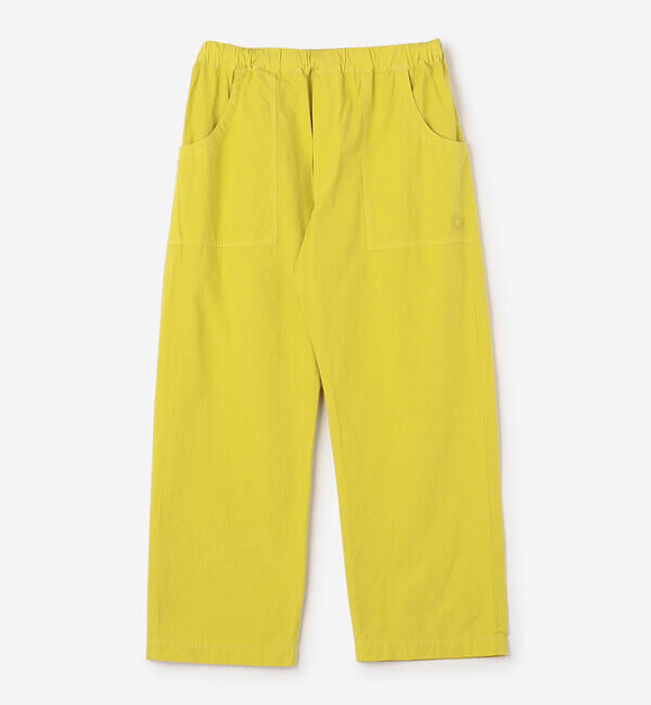 ORCIVAL「ORCIVAL | ガーメントダイ コットン セミワイドストレートパンツ MEN」|チノ|YELLOW