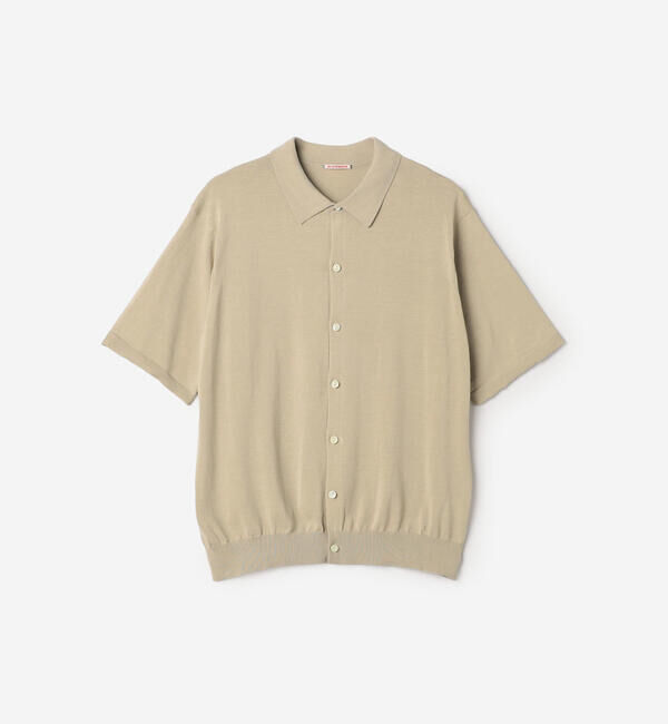  「RYE TENDER | 半袖 ニットシャツ MEN」|ポロシャツ|