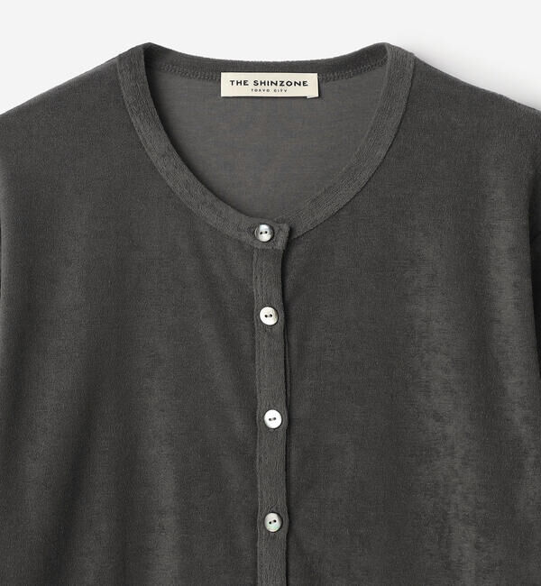  「THE SHINZONE | パイル ハーフスリーブカーディガン WOMEN」|その他|