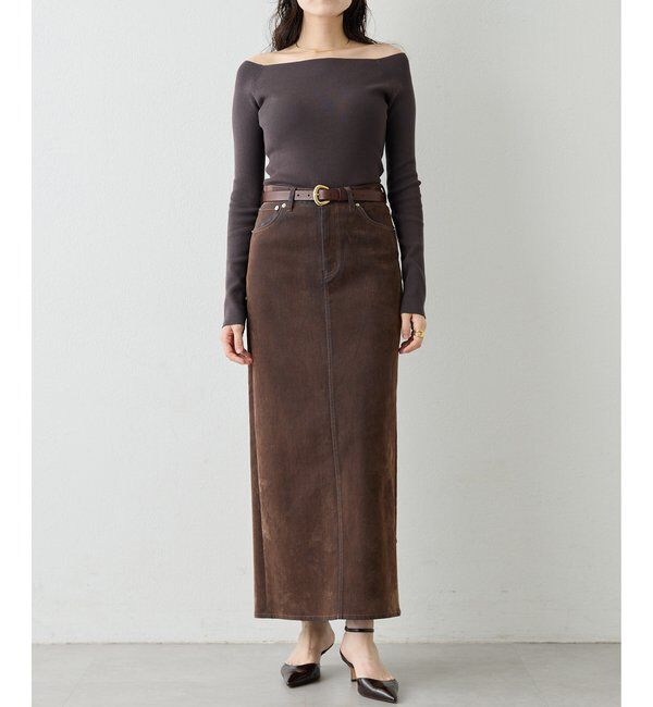 THE PAUSE「【THE PAUSE】オフショルニットプルオーバー」|ニット・セーター|