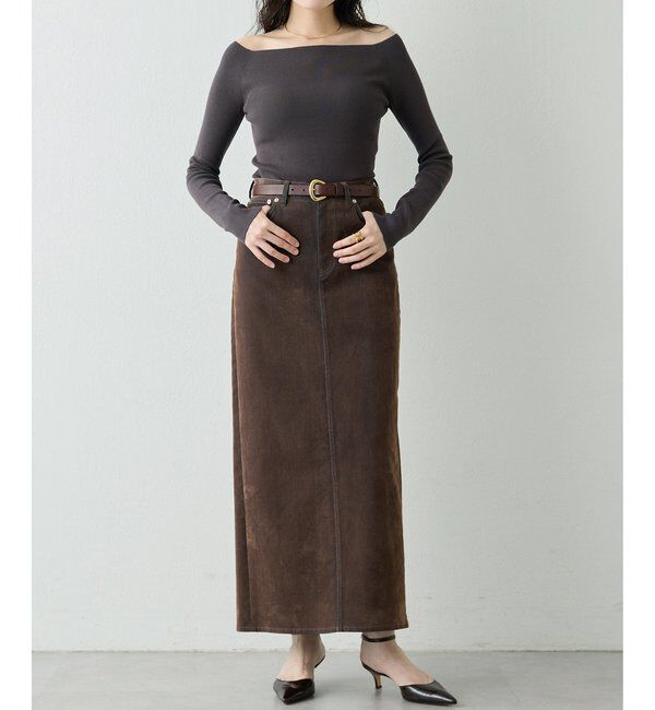 THE PAUSE「【THE PAUSE】オフショルニットプルオーバー」|ニット・セーター|