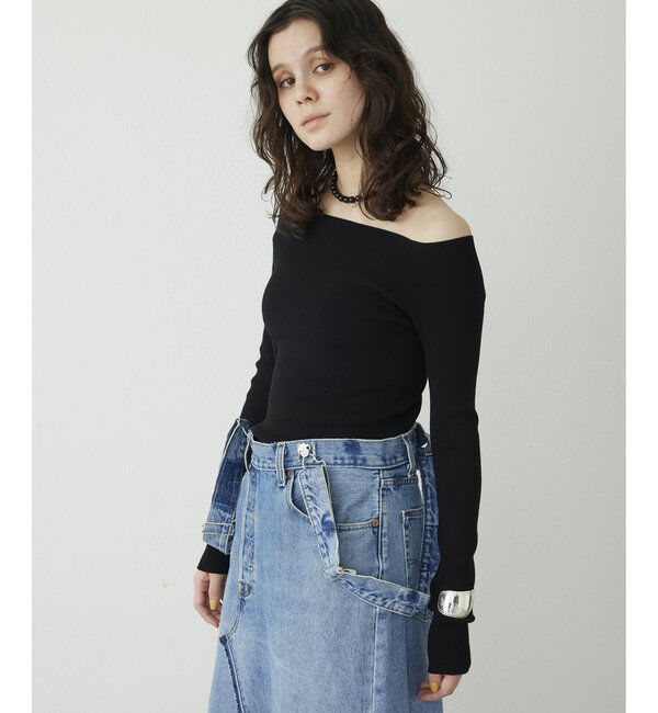 THE PAUSE「【THE PAUSE】オフショルニットプルオーバー」|ニット・セーター|