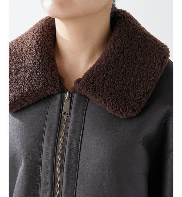 GEMINI「【GEMINI】ムートンブルゾンコート」|ブルゾン・スタジャン|