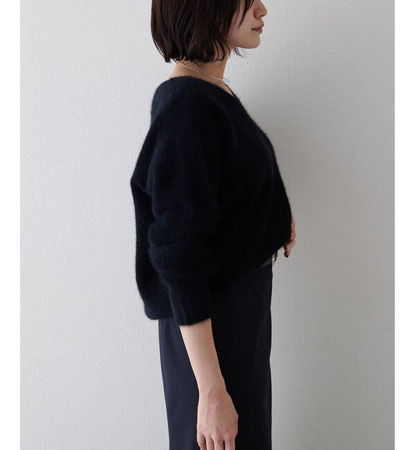  「フォックスウール Vネックプルオーバー」|ニット・セーター|