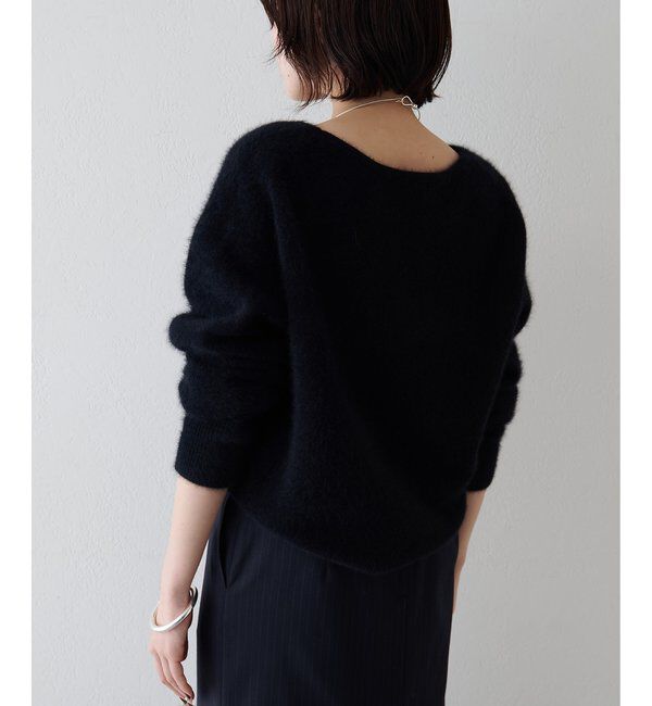  「フォックスウール Vネックプルオーバー」|ニット・セーター|