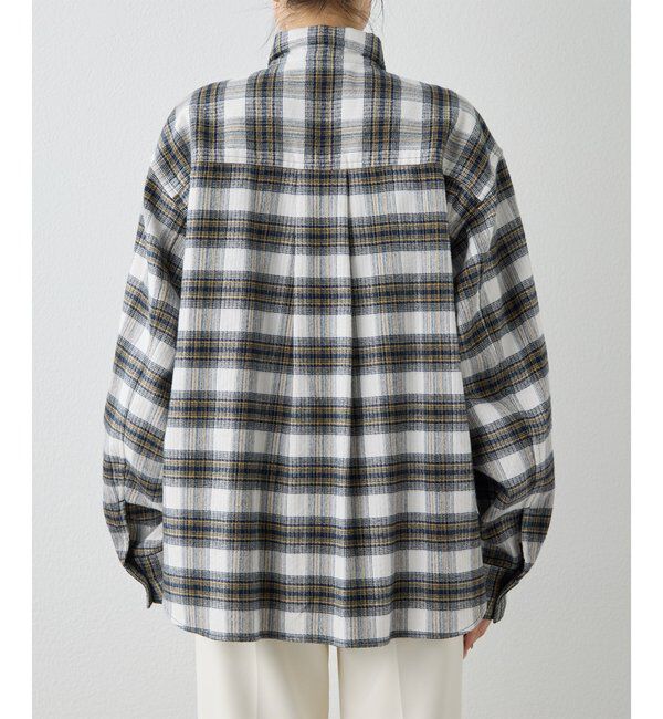  「ピケチェックシャツ」|シャツ・ブラウス|