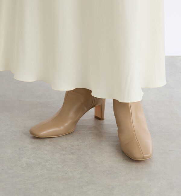  「【洗練された印象に】ヒールショートブーツ」|ショートブーツ|