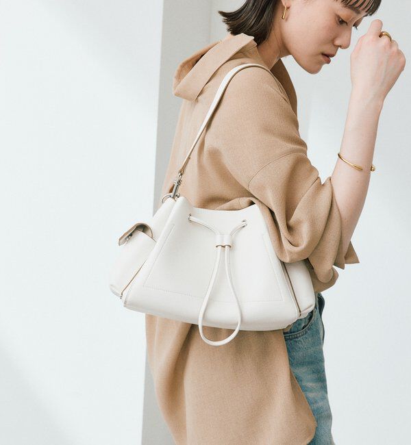  「【収納力抜群】2WAYサイドポケット巾着ショルダー」|ショルダー・メッセンジャー|