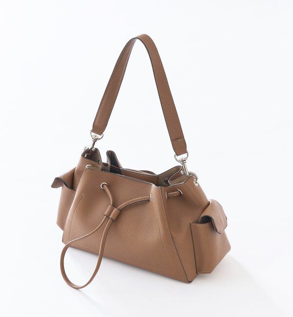  「【収納力抜群】2WAYサイドポケット巾着ショルダー」|ショルダー・メッセンジャー|