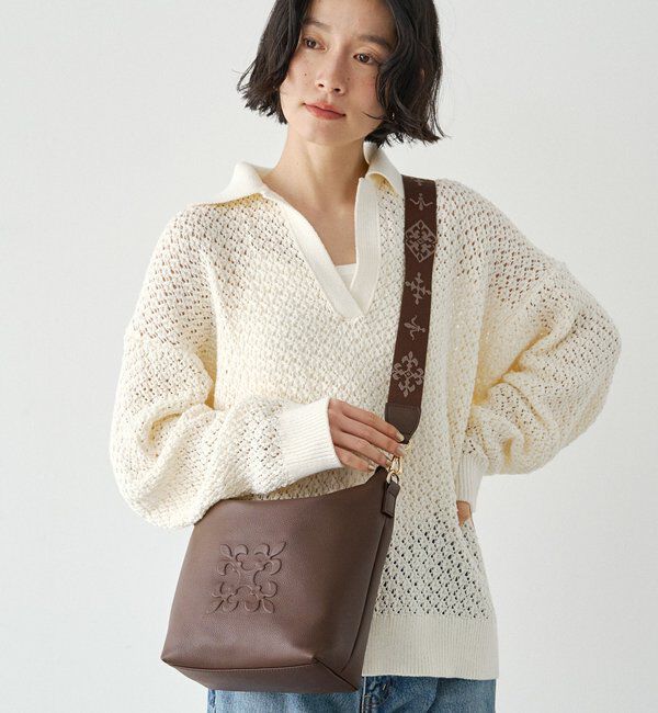  「《WEB限定》スタンダードミニショルダーバッグ <エンボスモノグラム>」|ショルダー・メッセンジャー|