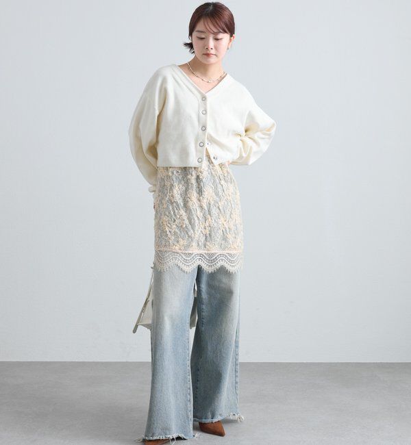  「レースVキャミチュニック」|シャツ・ブラウス|