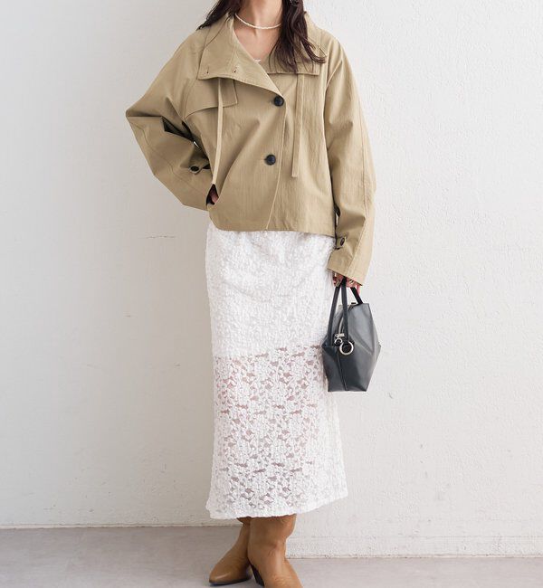  「レースミドル スカート」|スカート|