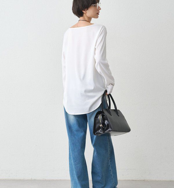  「サテンロンTブラウス」|シャツ・ブラウス|