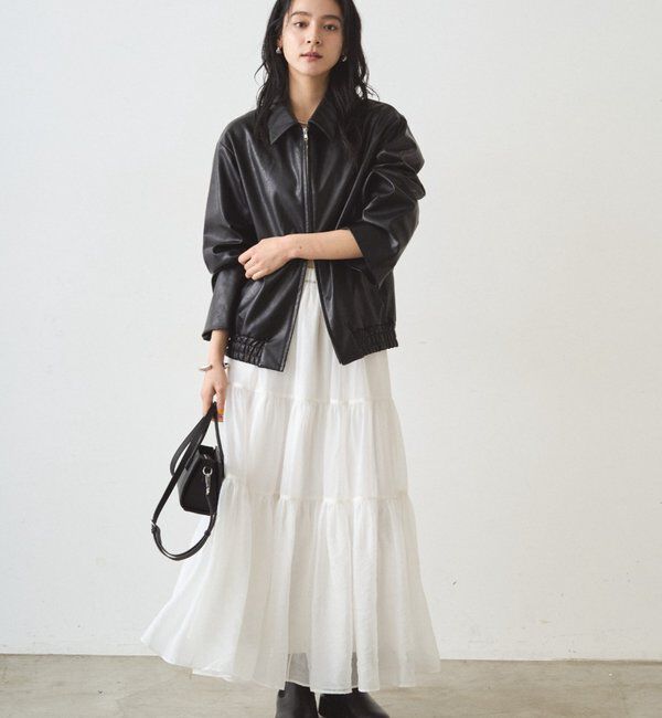  「フェイクレザージャケット」|ベスト・ジレ|