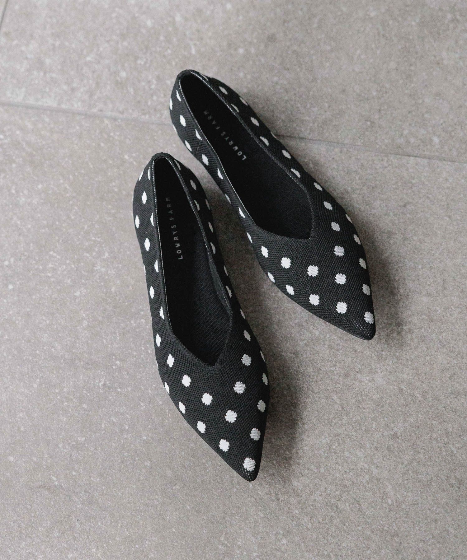 LOWRYS FARM「カンドウフィットニットパンプス」|パンプス|ﾄﾞｯﾄ