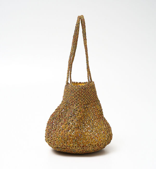 collex「【ANANS】SMALL マクラメメタリック ラウンド トートバッグ」|トートバッグ|