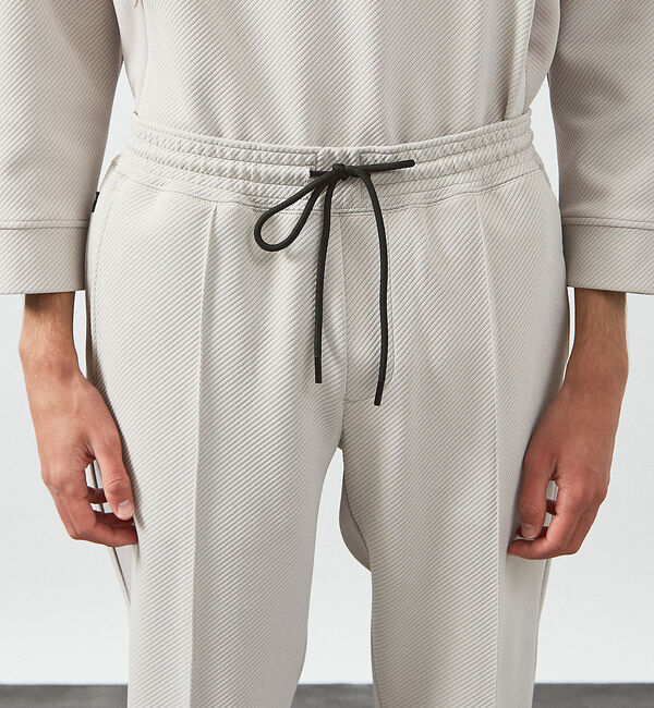 ABAHOUSE「【セットアップ対応】カルゼダンボール ピンタック  ジョガーパンツ / イージー」|その他|