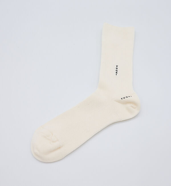 ABAHOUSE「【YUQRI/ユクリ】Silky/定番ソックス/オールシーズン/ユニセックス」|ソックス|ホワイト