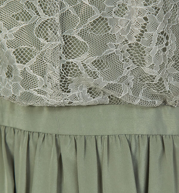 Rouge vif「レースコンビギャザーワンピース」|ワンピース|