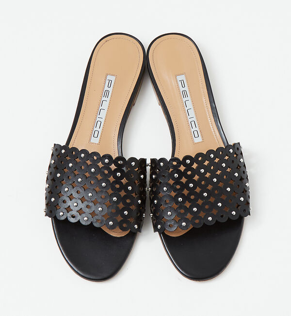 Rouge vif「【PELLICO】　フラットミュールサンダル」|サンダル|