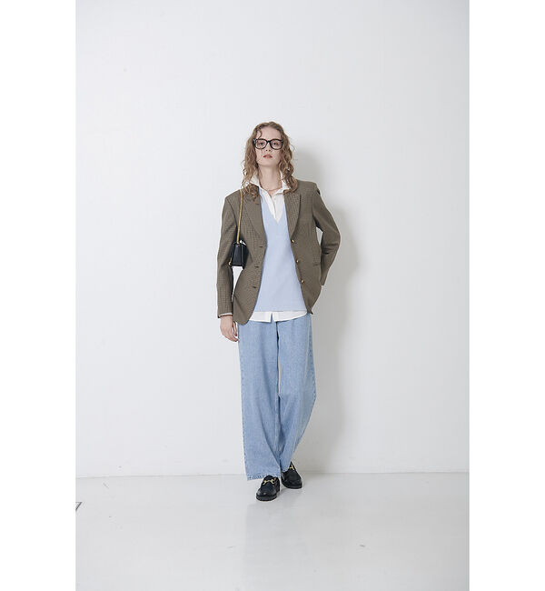 Rouge vif「チェックビックジャケット」|テーラードジャケット|