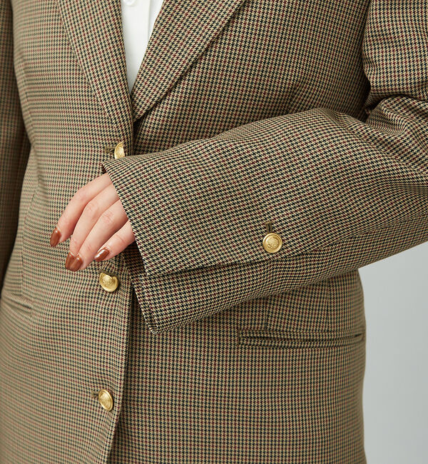 Rouge vif「チェックビックジャケット」|テーラードジャケット|