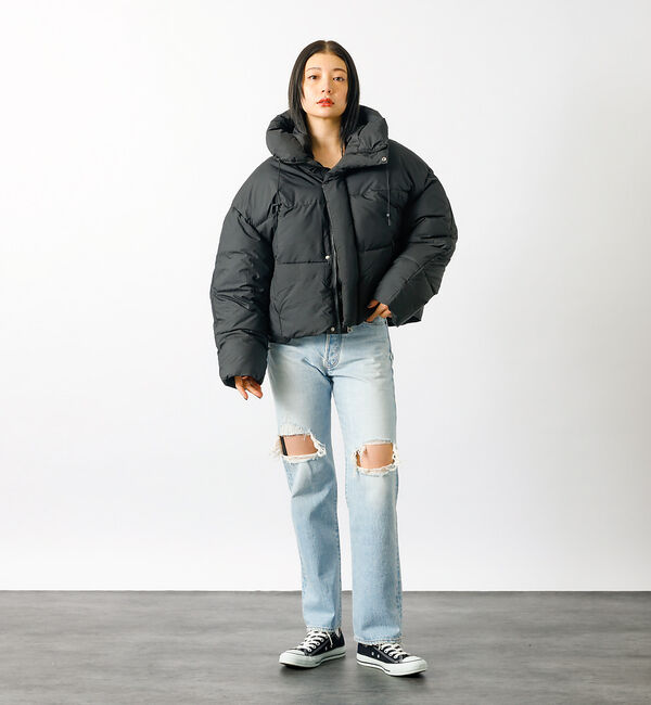 Rouge vif「【EVER AFTER】中綿ショートブルゾン / フード付【WEB限定】」|ダウン|