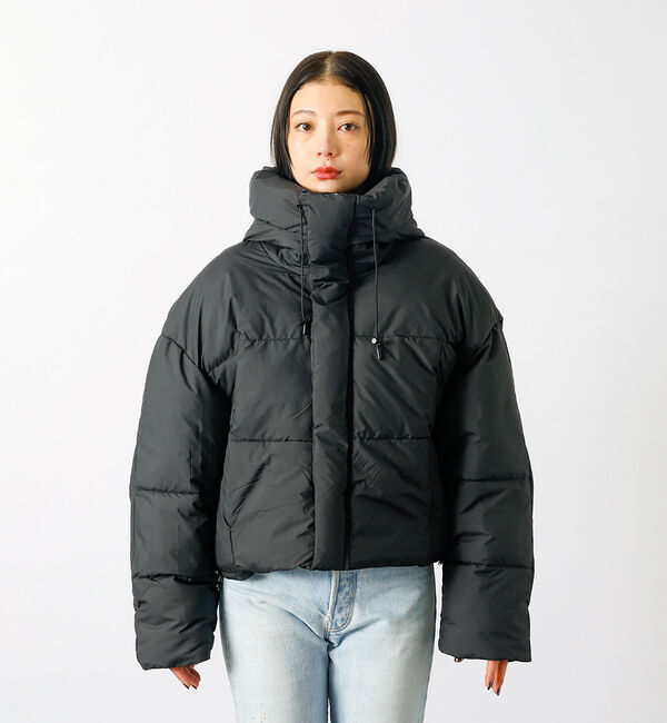 Rouge vif「【EVER AFTER】中綿ショートブルゾン / フード付【WEB限定】」|ダウン|