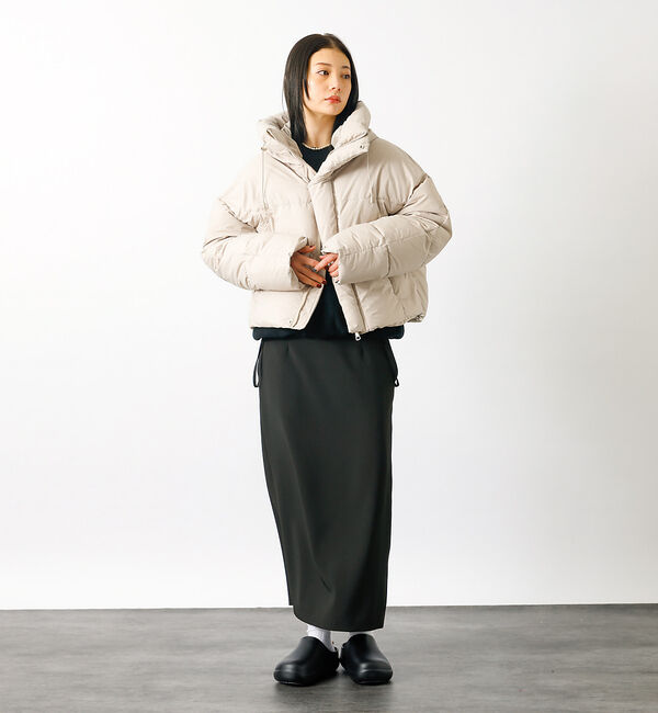 Rouge vif「【EVER AFTER】中綿ショートブルゾン / フード付【WEB限定】」|ダウン|