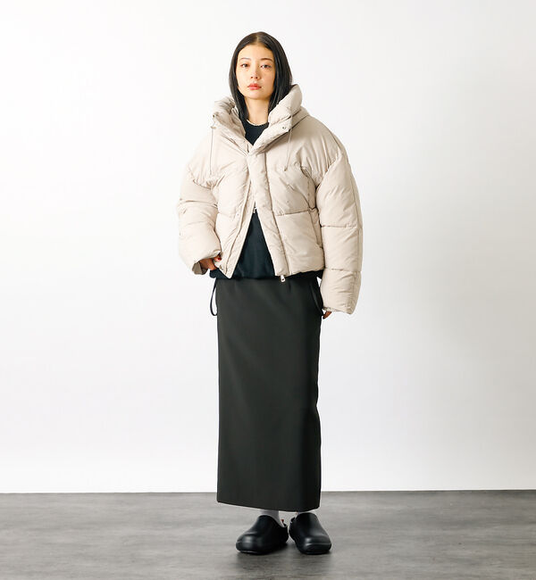 Rouge vif「【EVER AFTER】中綿ショートブルゾン / フード付【WEB限定】」|ダウン|