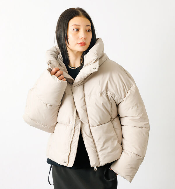 Rouge vif「【EVER AFTER】中綿ショートブルゾン / フード付【WEB限定】」|ダウン|