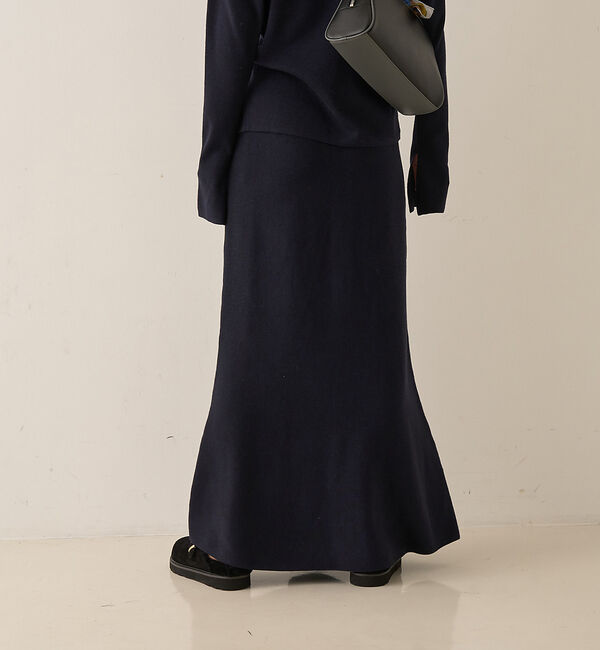 Rouge vif「【セットアップ対応】セミフレアニットスカート」|スカート|