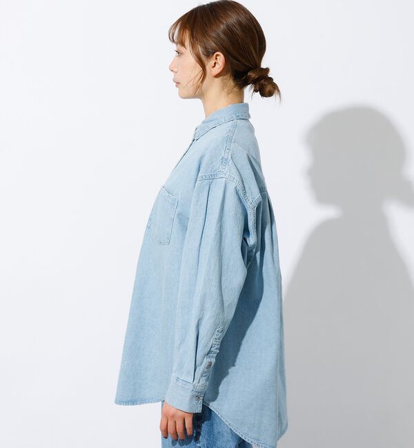 Rouge vif「【MICA&DEAL /マイカアンドディール】Denim shirt / デニム」|シャツ・ブラウス|
