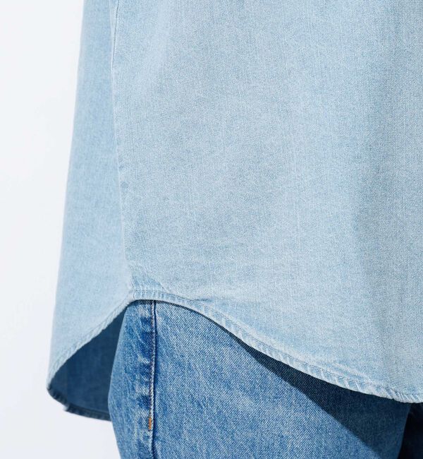 Rouge vif「【MICA&DEAL /マイカアンドディール】Denim shirt / デニム」|シャツ・ブラウス|