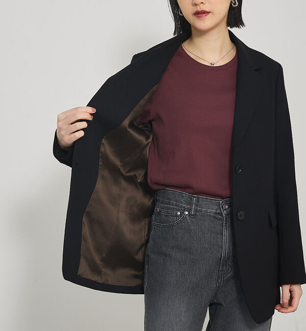 qualite「【セットアップ対応】TWツイルテーラードジャケット」|テーラードジャケット|