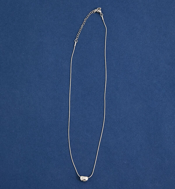 qualite「ステンレスビーンチャームネックレス」|ネックレス|