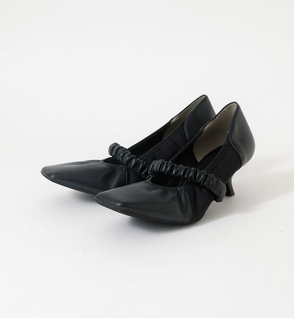 AU BANNISTER「【LAROUTE&times;菅沼ゆり】ギャザーパンプス」|パンプス|