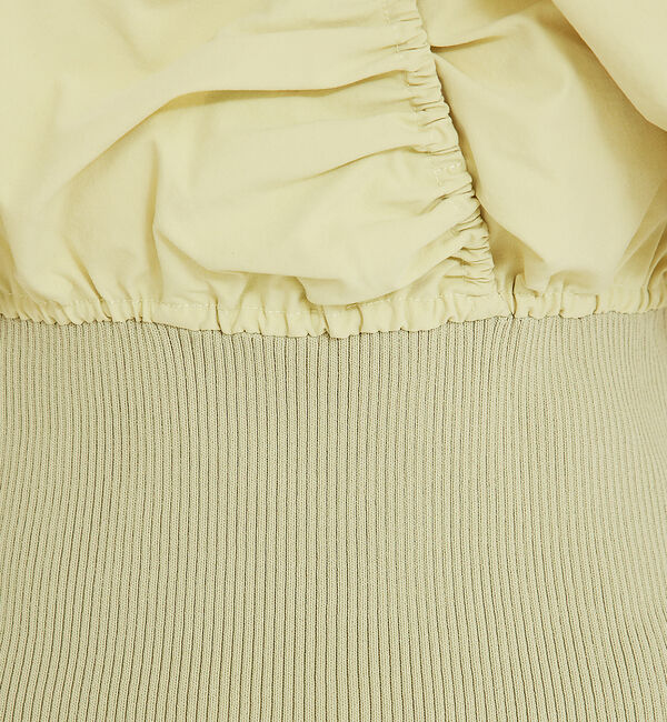 SELFIST「ニットドッキングバルーンブラウス」|シャツ・ブラウス|