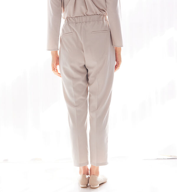 abahouse mavie「カットジョーゼットイージーテーパードパンツ」|その他|