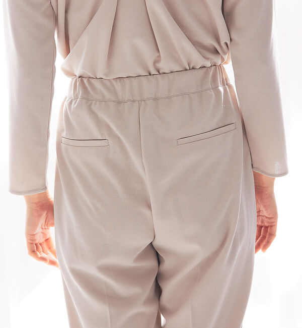 abahouse mavie「カットジョーゼットイージーテーパードパンツ」|その他|